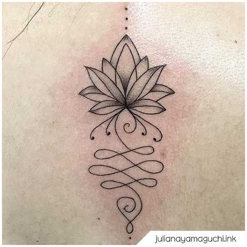Fiore di loto stile geometrico - Foto: Pinterest.it