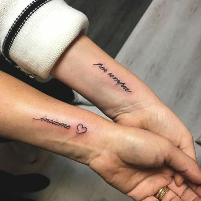 Frasi tatuaggi sorelle - Foto: Pinterest.it