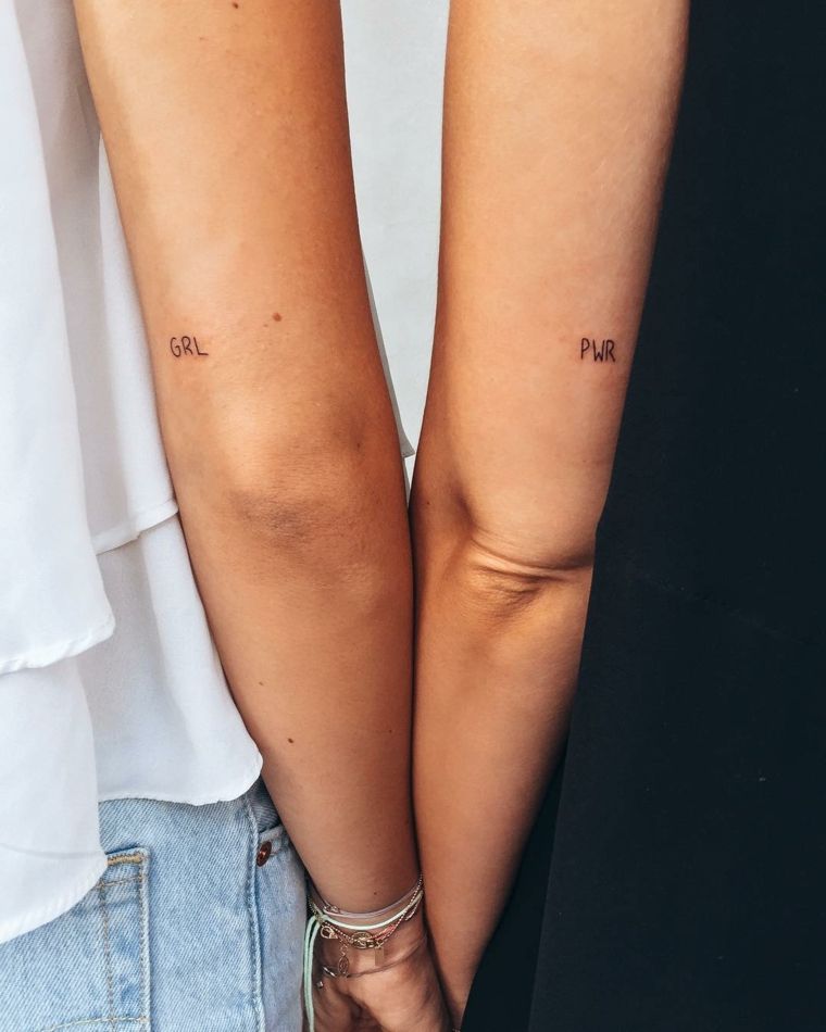Idee tattoo per amiche - Foto: Pinterest.it
