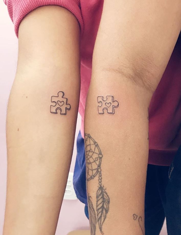 Tatuaggi puzzle - Foto: Pinterest.it