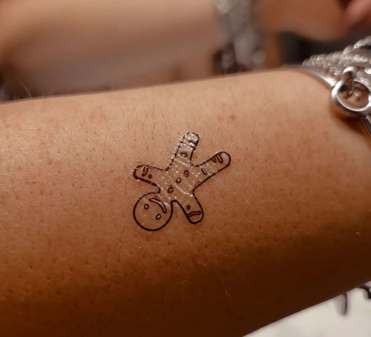 Classico esempio di Tatuaggio Finto