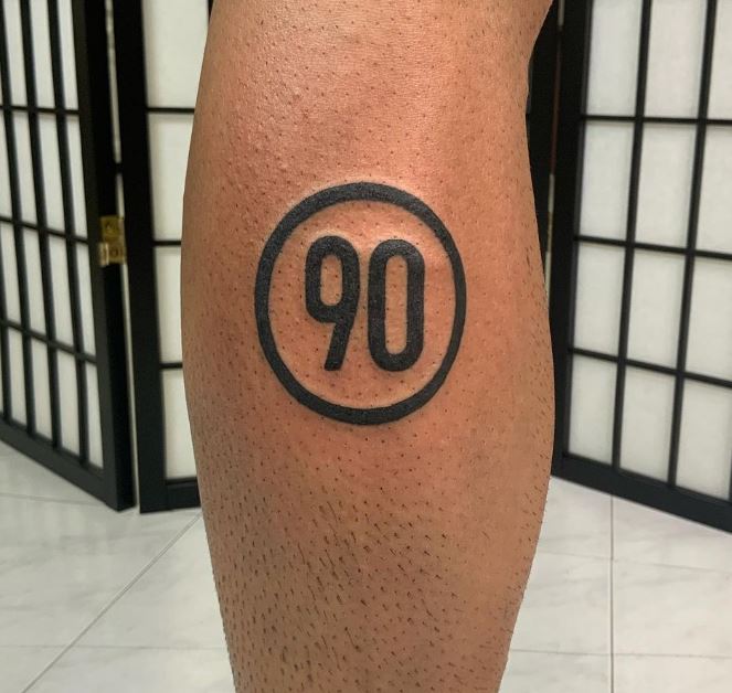 Nike total 90 tatuaggio