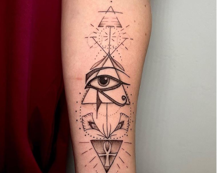 Occhio di ra tatuaggio