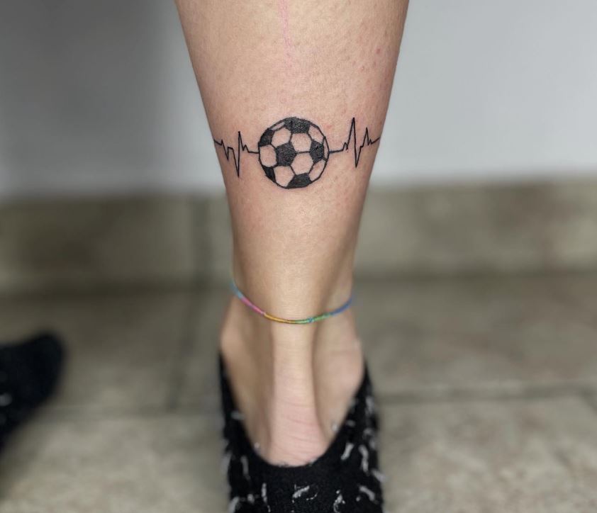 Pallone da calcio gamba