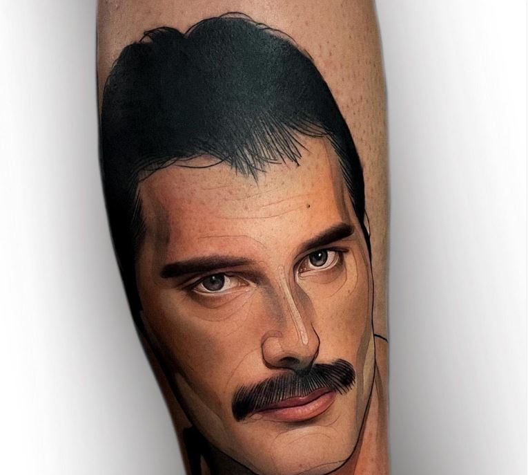Tatiaggop freddy mercury