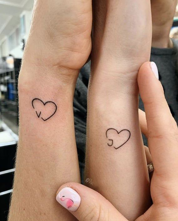 Tattoo amiche cuori - Foto: Pinterest.it