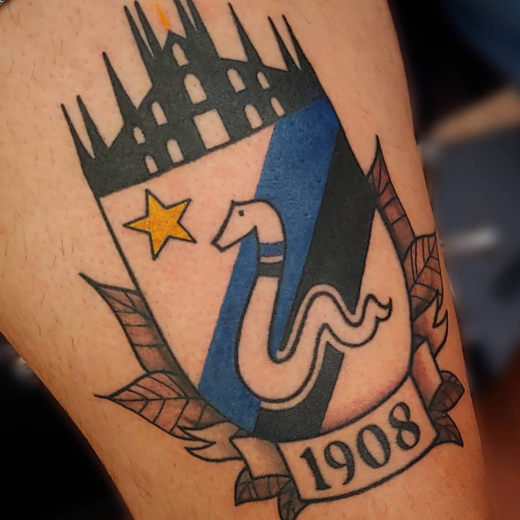 Tatuaggio inter biscione