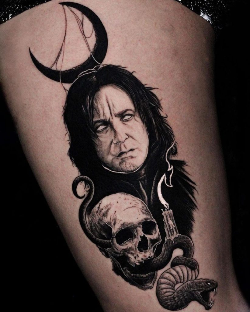 Tatuaggio professor Piton