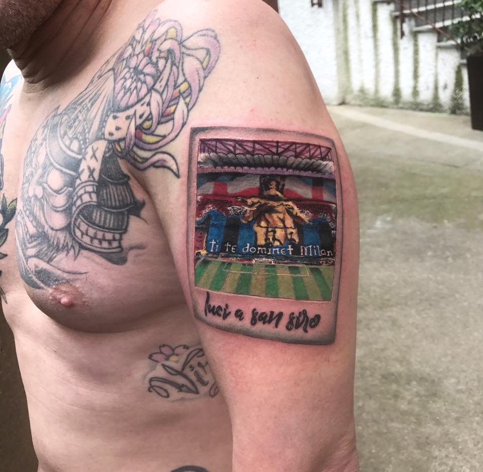 Tatuaggio san siro cartolina