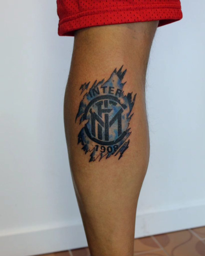 Tatuaggio stemma inter