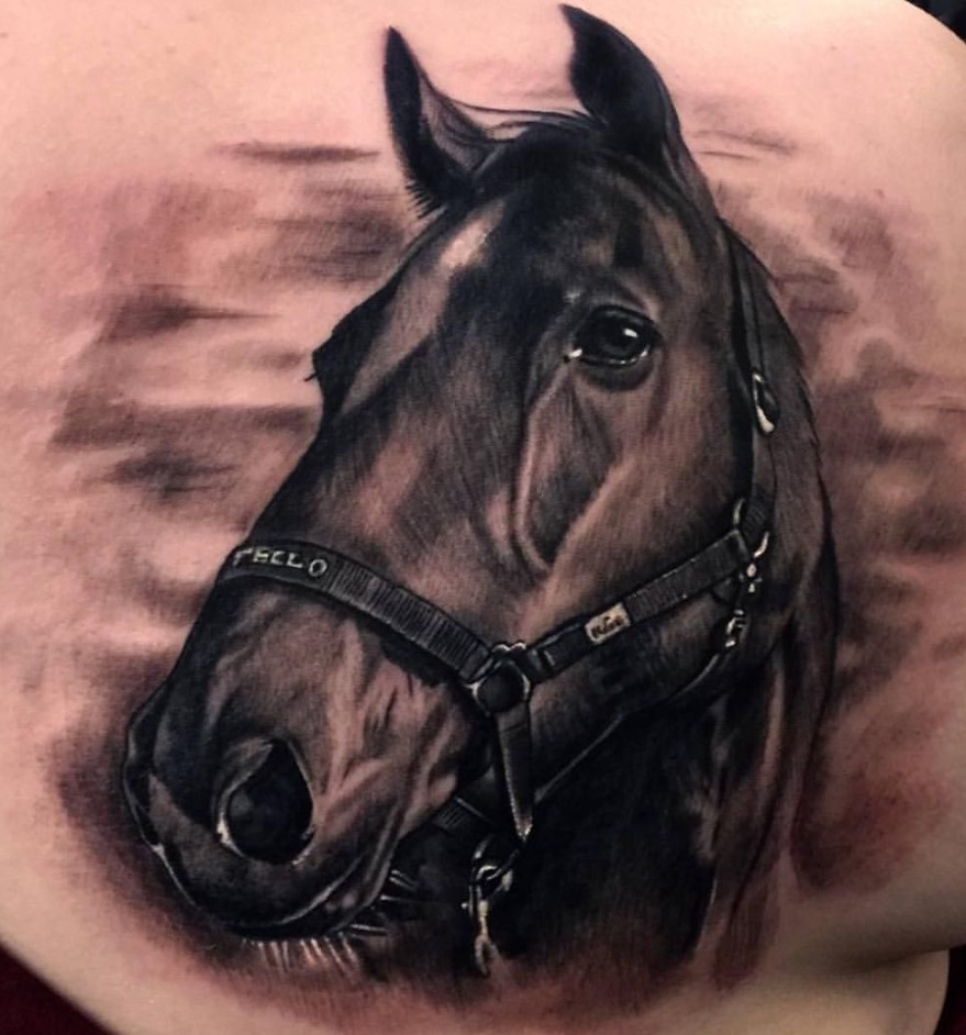 Cavallo nero tattoo