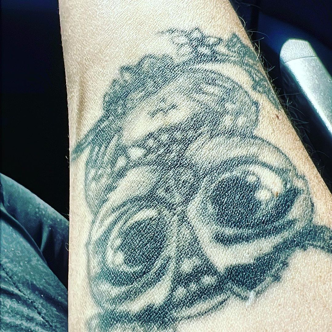 Gufo sul braccio tatuaggio