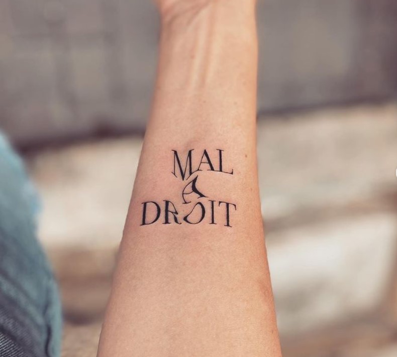 Tatuaggi scritta stilizzata