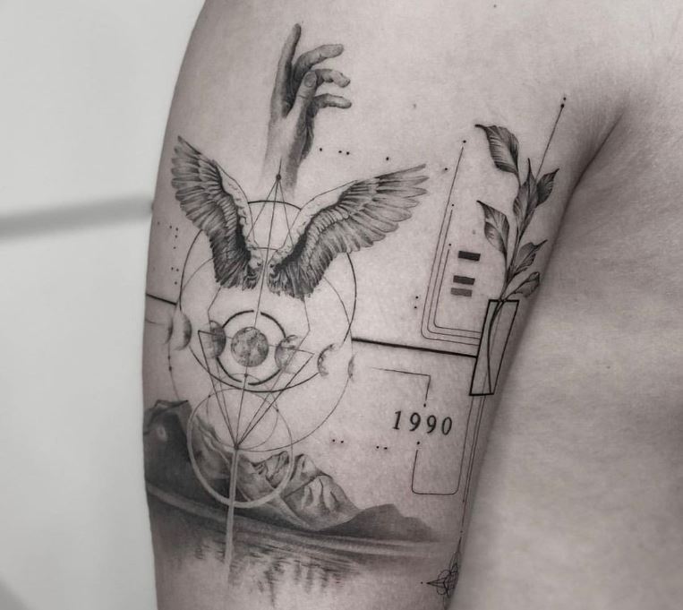 Tatuaggio decorativo sul braccio
