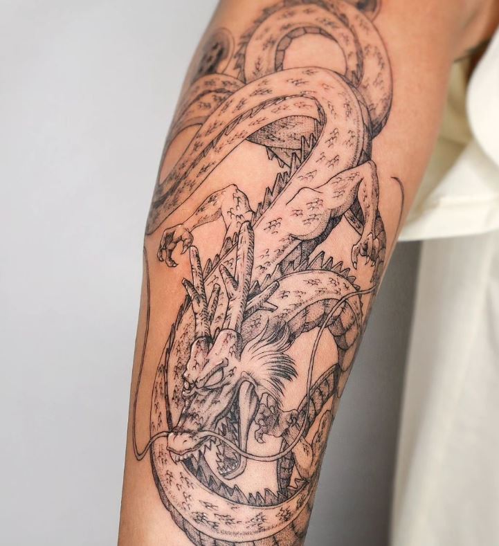 Tatuaggio drago Shenron