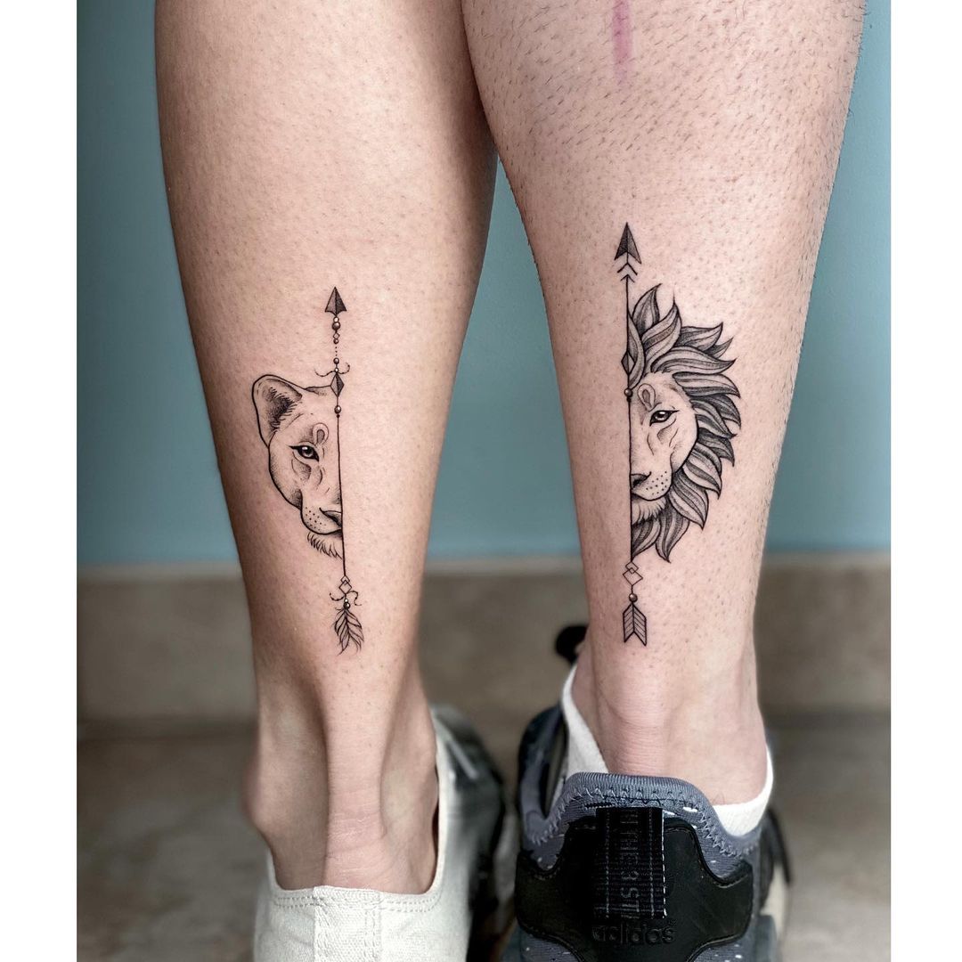 Fratello e sorella tatuaggio coordinato