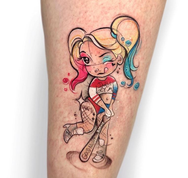 Harley Quinn stilizzata