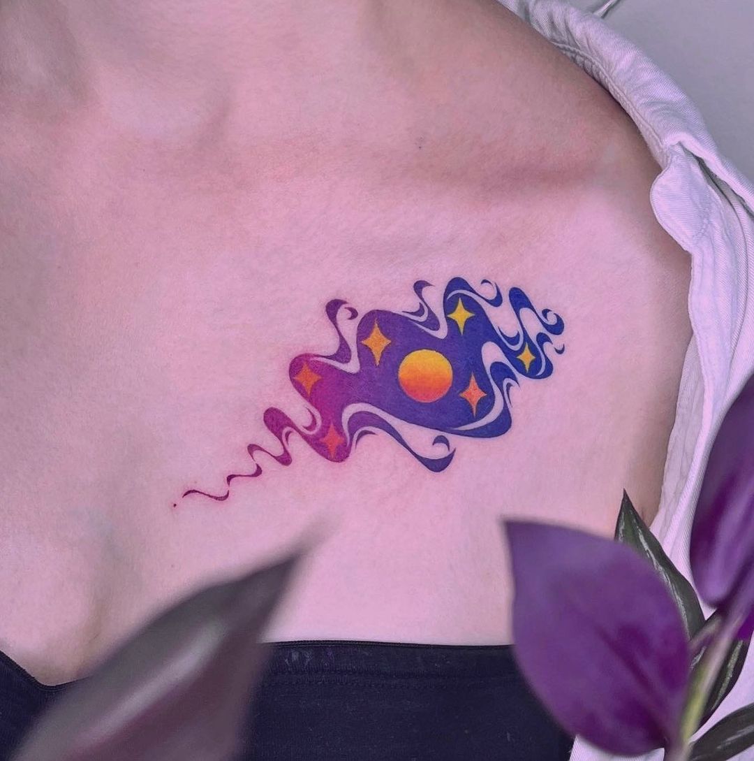 Rappresentazione a colori dell'universo