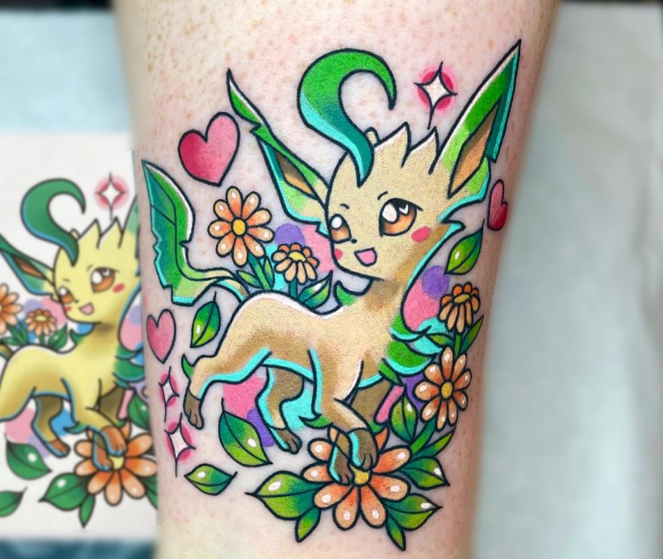 Tatuaggio anime pokemon