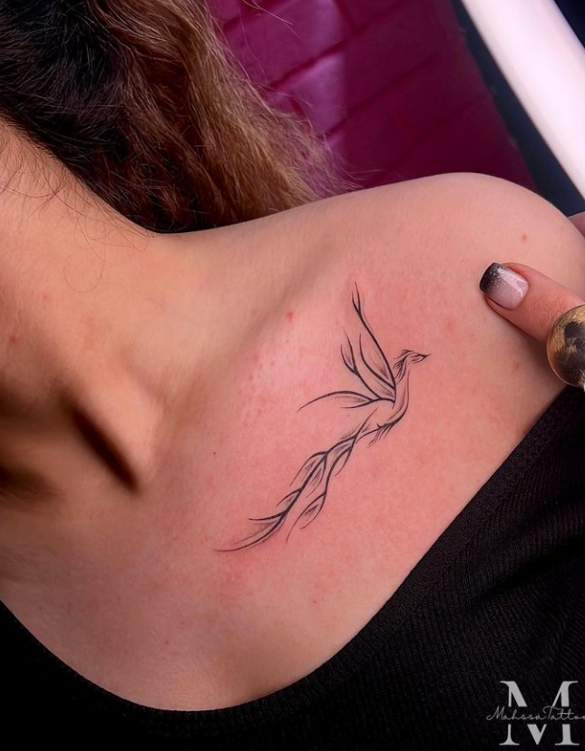 Tatuaggio fenice
