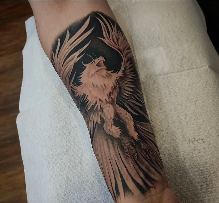 Tatuaggio fenice