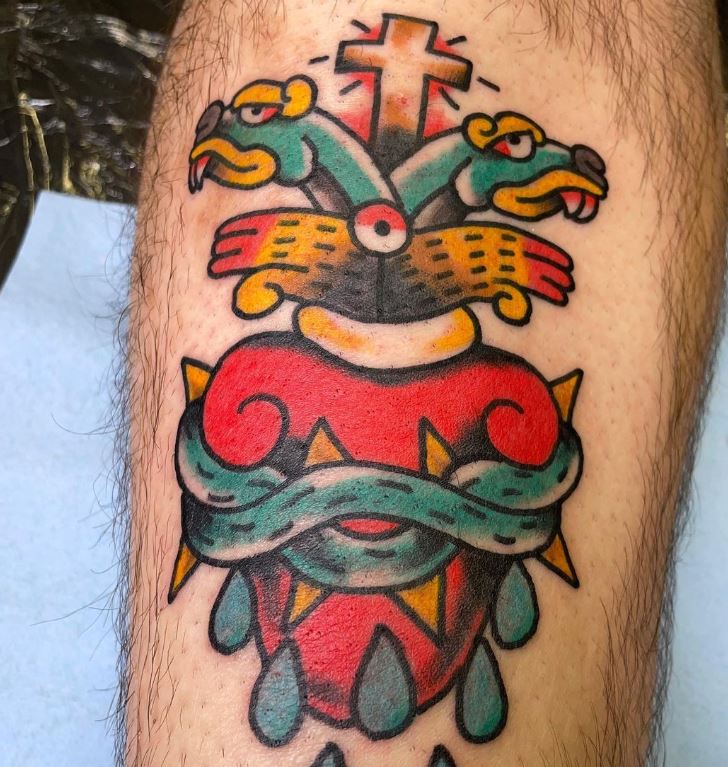 Tatuaggio messicano old school