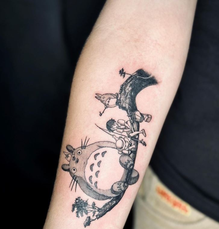 Tatuaggio studio ghibli