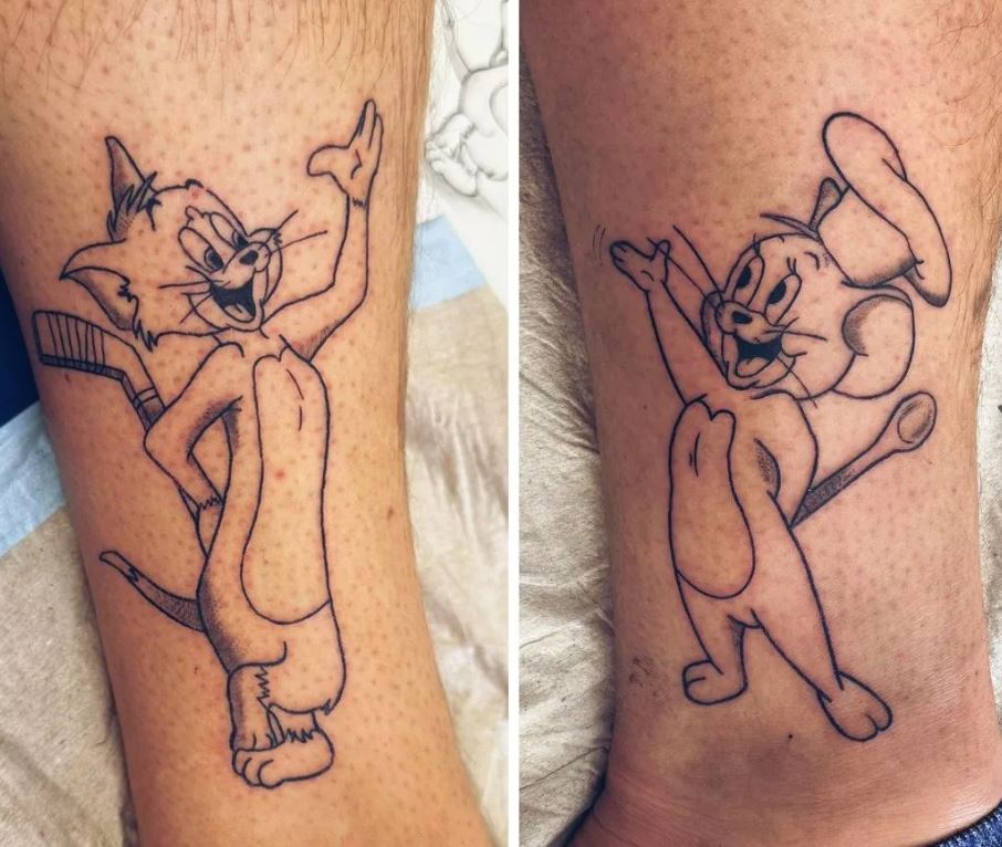 Tom e Jerry tatuaggio