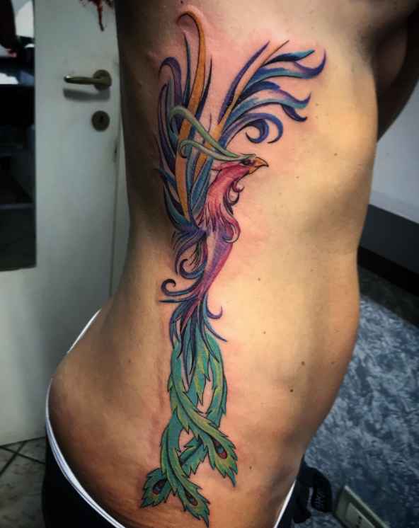 tatuaggio fenice