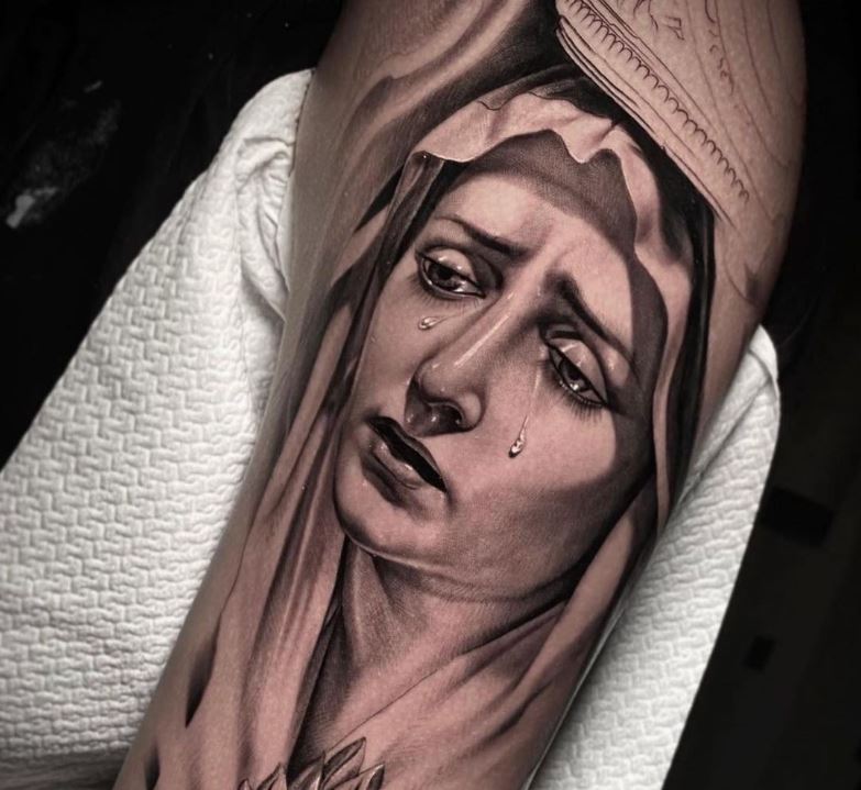 Madonna piangente tattoo