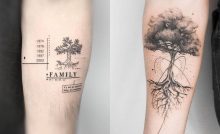 Tatuaggi alberi